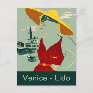 Venice, Lido Postcard