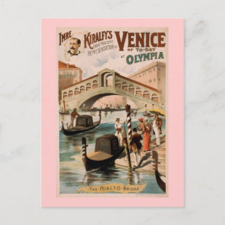 "Venice of Today" Vintage Theater Postcard