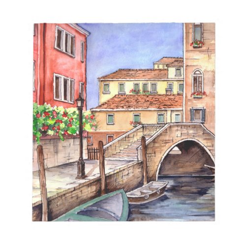 Venice _ Pen  Wash Watercolor Notepad