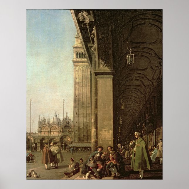 Venice: Piazza di San Marco and the Colonnade Poster (Front)