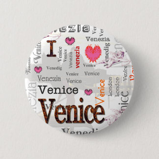 Venice Pinback Button