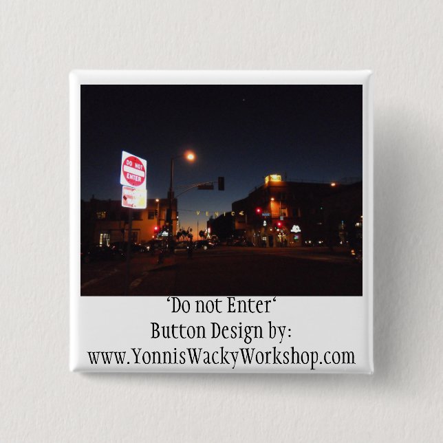 Venice Pinback Button (Front)