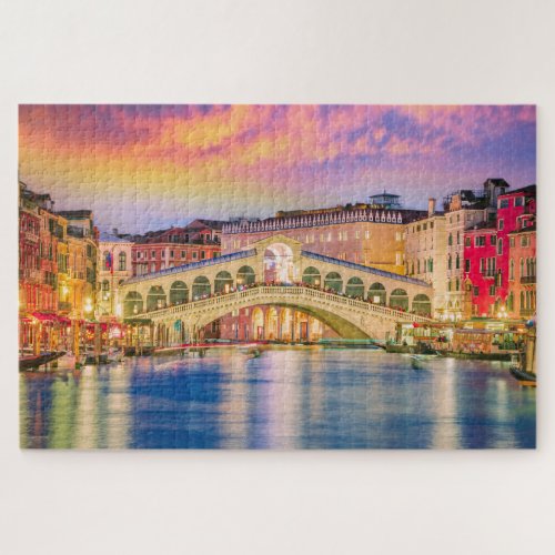Venice Ponte Rialto Jigsaw Puzzle