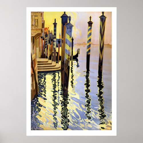 Venice Reflections Semi_gloss 16x2283 Poster