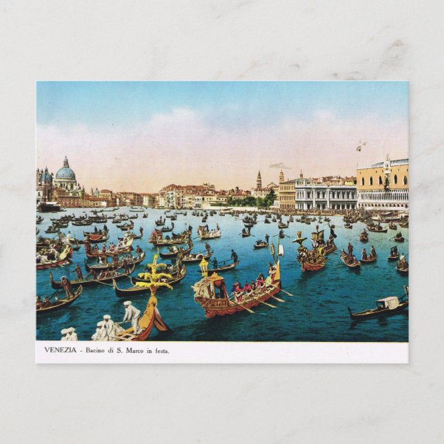Venice, Replica Vintage Postcard 1910 (Front)