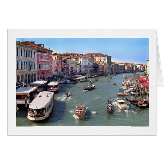 VENICE RIALTO BRIDGE VIEW CARDS (Front Horizontal)