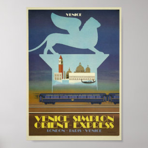 Venice Simplon (Orient Express) Poster