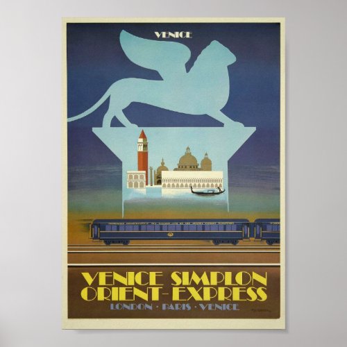 Venice Simplon Orient Express Poster