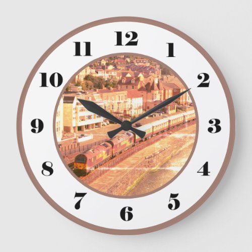Venice Simplon Orient Express Vintage Diesels Large Clock