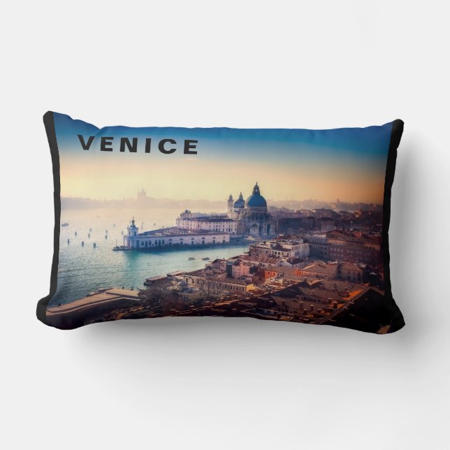 Venice Summer Lumbar Pillow (Front)