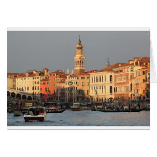 Venice Sunset at the Rialtro Bridge Cards