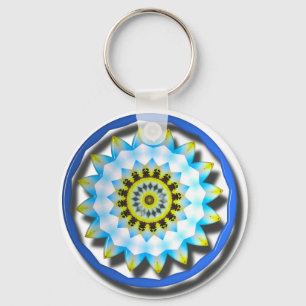 Venice Surfboard Star Sunset Keychain