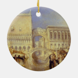 Venice the Bridge of Sighs J. M. W. Turner Italy Ceramic Ornament