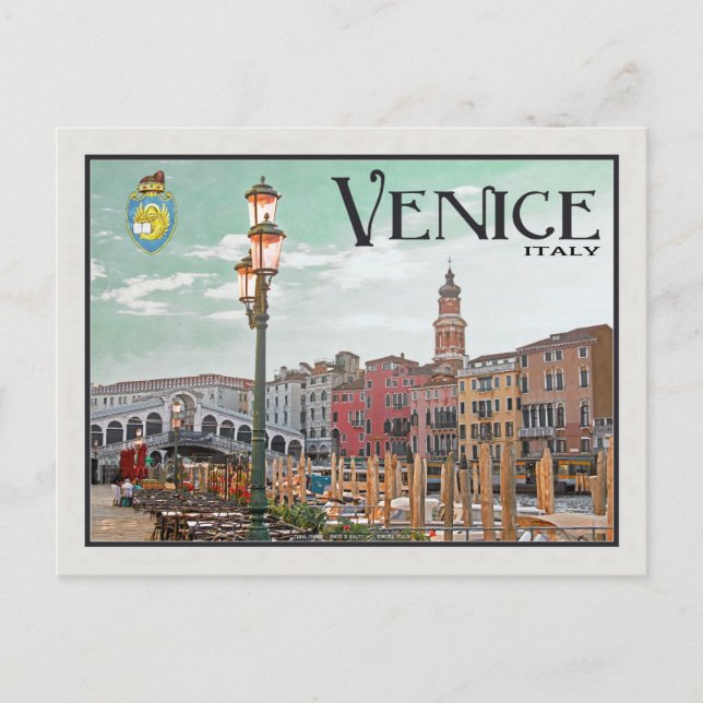 Venice - The Grand Canal Postcard (Front)