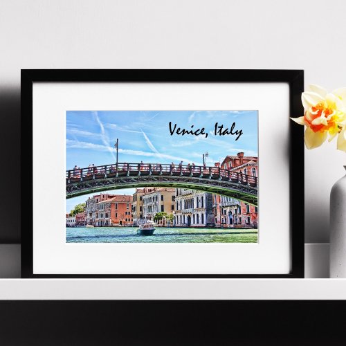 Venice The Rialto BridgeGrand Canal Poster