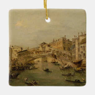 Venice The Rialto Ceramic Ornament