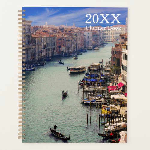 Venice Themed Undated Planner Book