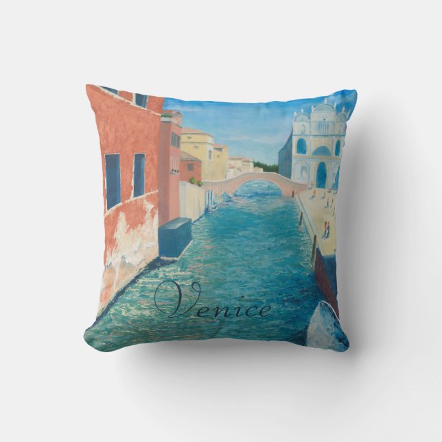 Venice Throw Pillow (Front)