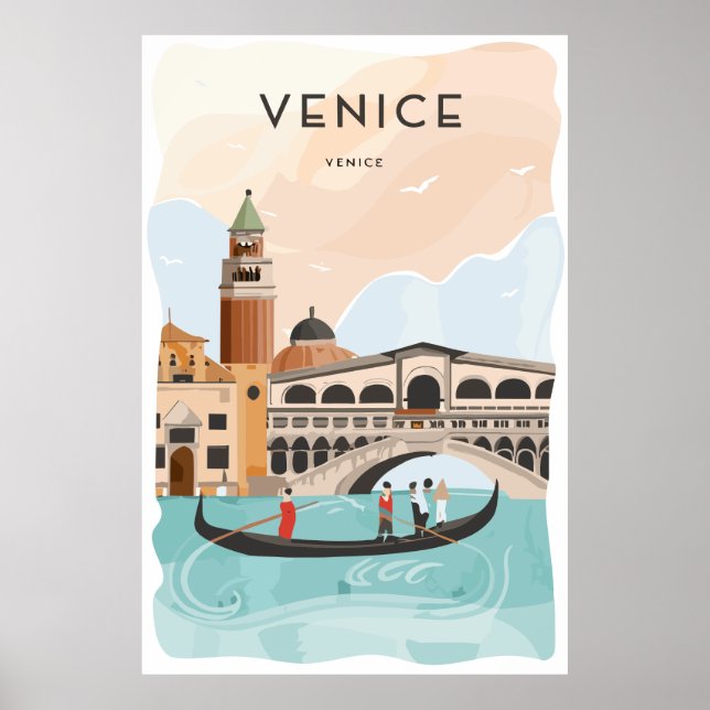 Venice travel poster (Front)