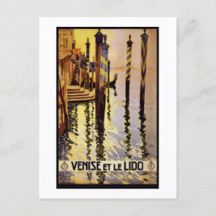 Venice Travel  Poster Postcard