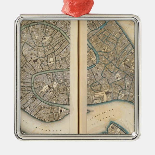 Venice Venezia Venedig Metal Ornament (Front)