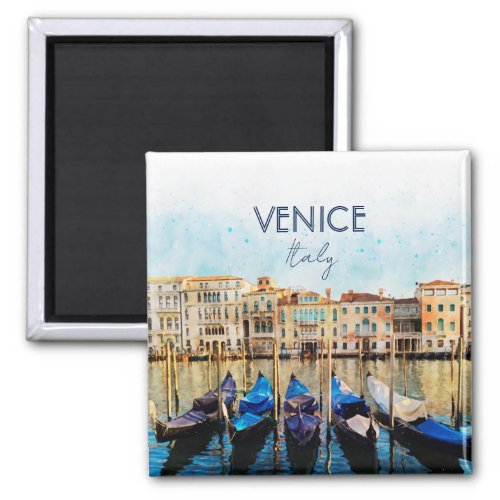 VENICE VENEZIA watercolor _ Italy Travel souvenir Magnet