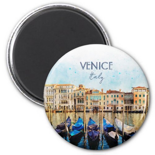 VENICE VENEZIA watercolor _ Italy Travel souvenir Magnet