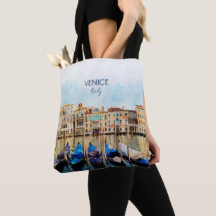 VENICE VENEZIA watercolor - Italy Travel souvenir Tote Bag