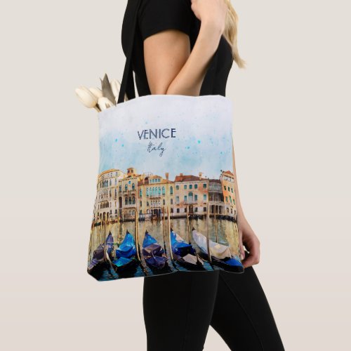 VENICE VENEZIA watercolor _ Italy Travel souvenir Tote Bag