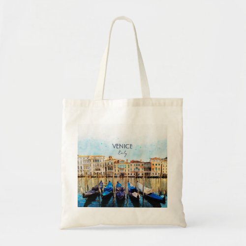 VENICE VENEZIA watercolor _ Italy Travel souvenir Tote Bag