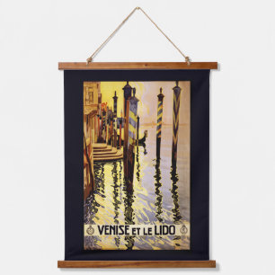 Venice (Venise) Vintage Travel Hanging Tapestry