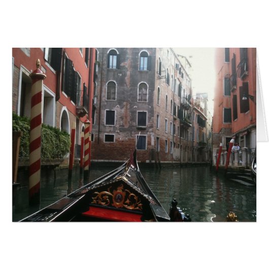Venice Via Gondola Cards (Front Horizontal)