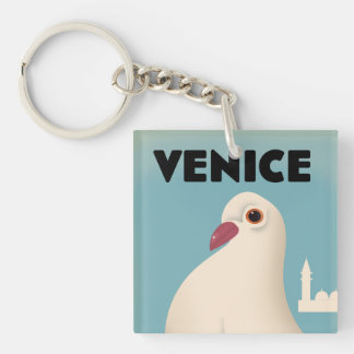 Venice Vintage style travel poster Mouse Pad Bever Keychain