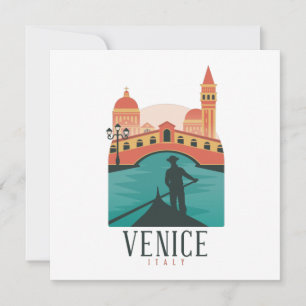 Venice Vintage Travel Card