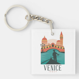 Venice Vintage Travel Keychain