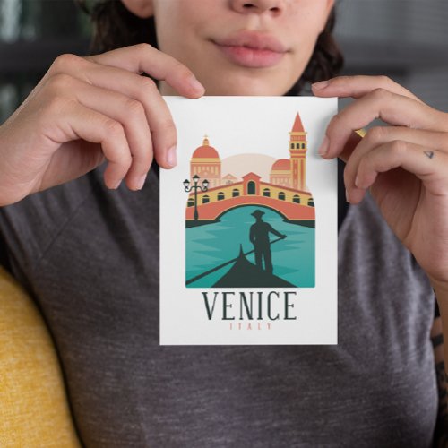 Venice Vintage Travel   Postcard