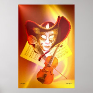 Venice Violinist Print