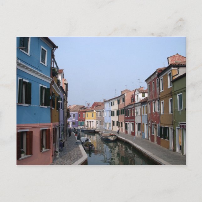 Venice water ways postcard (Front)