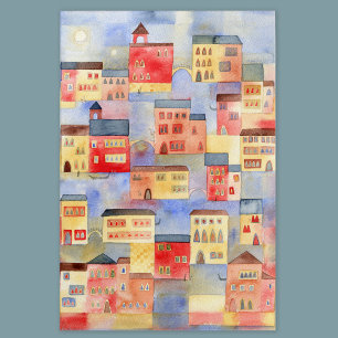 Venice Watercolor Acrylic Print