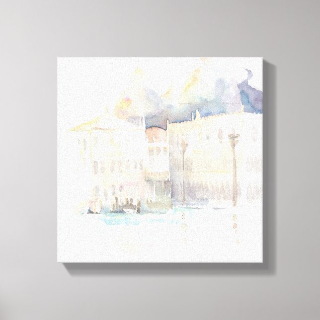 Venice Watercolor Canvas Print (Front)