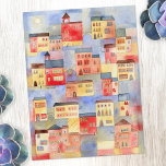 Venice Watercolor Postcard<br><div class="desc">A watercolor painting of Venice,  Italy.  Architecture,  buildings,  canals and waterways,  gondolas and bridges.  Original art by Nic Squirrell.</div>