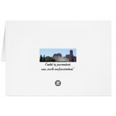 Venice Window Flower Boxes Blank Card (Back Horizontal)