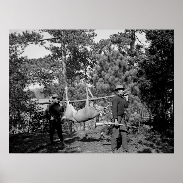 Venison on a Stick, early 1900s Poster (Front)