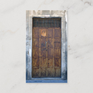 venitian door business card