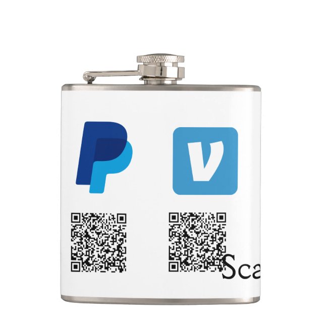 Venmo paypal scan to pay add q r code logo text na flask (Front)