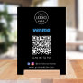 Venmo QR Code Payment | Black Scan to Pay Business Holder