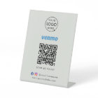 Venmo QR Code Payment | Scan to Pay Business Gray