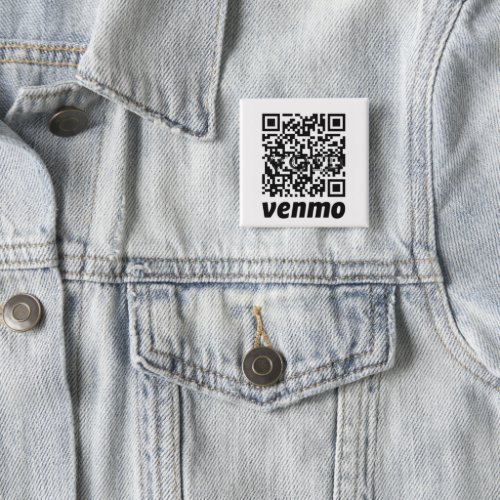 Venmo QR Code Personalized Button