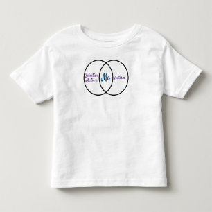 Venn diagram double diagnosis toddler t-shirt
