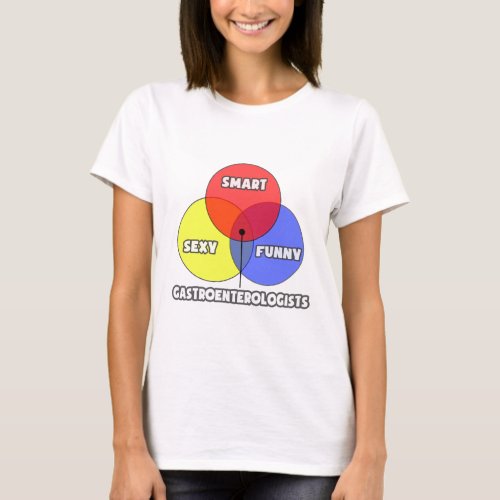 Venn Diagram  Gastroenterologists T_Shirt